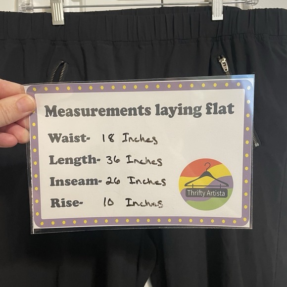 Athleta‎ Aspire Ankle Pants Womens Size 14 Black Zip Pocket Ruched Leg - Picture 2 of 9